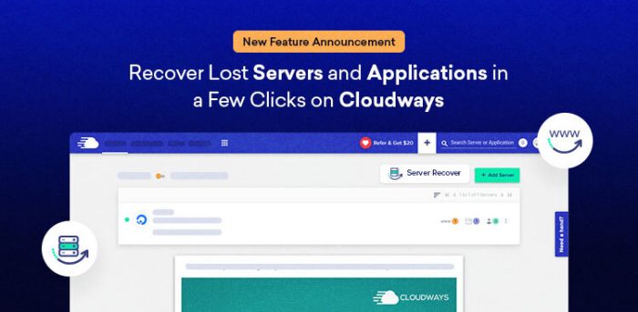 Cloudways review server recorvery