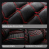 Luxury PU Leather Car Seat Cushion Set